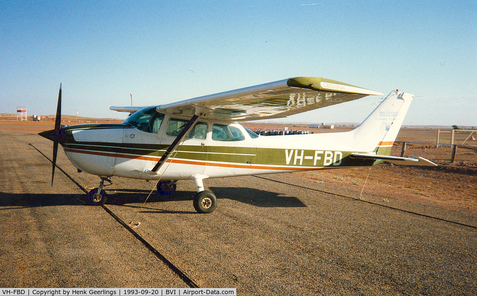 VH-FBD, 1978 Cessna 172N C/N 17270814, 