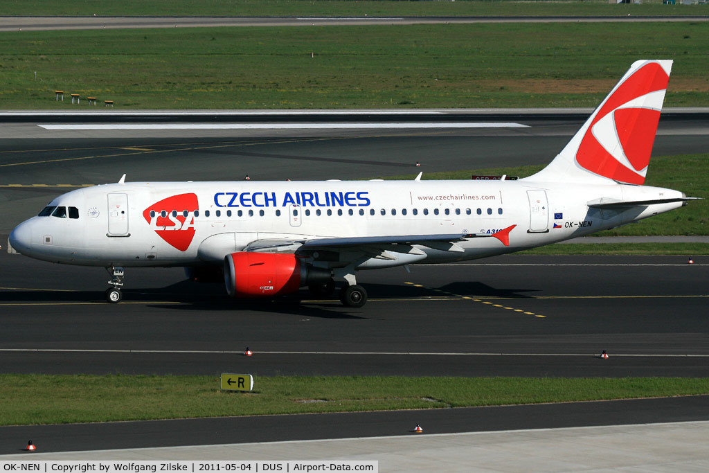 OK-NEN, 2008 Airbus A319-112 C/N 3436, visitor