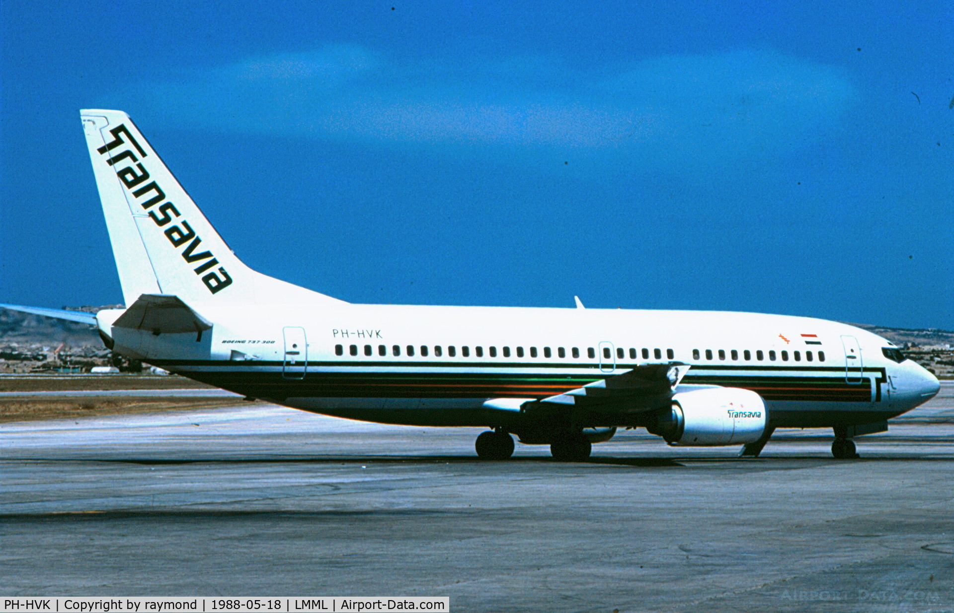 PH-HVK, 1987 Boeing 737-3K2 C/N 23786, B737-300 PH-HVK Transavia Holland