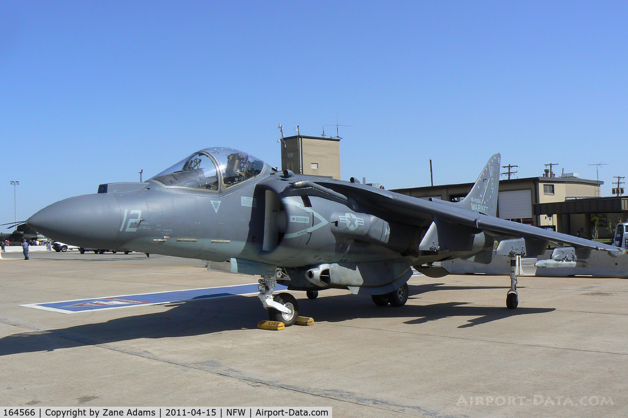 164566, McDonnell Douglas AV-8B+ Harrier II C/N 251, At the 2011 Air Power Expo Airshow - NAS Fort Worth.
