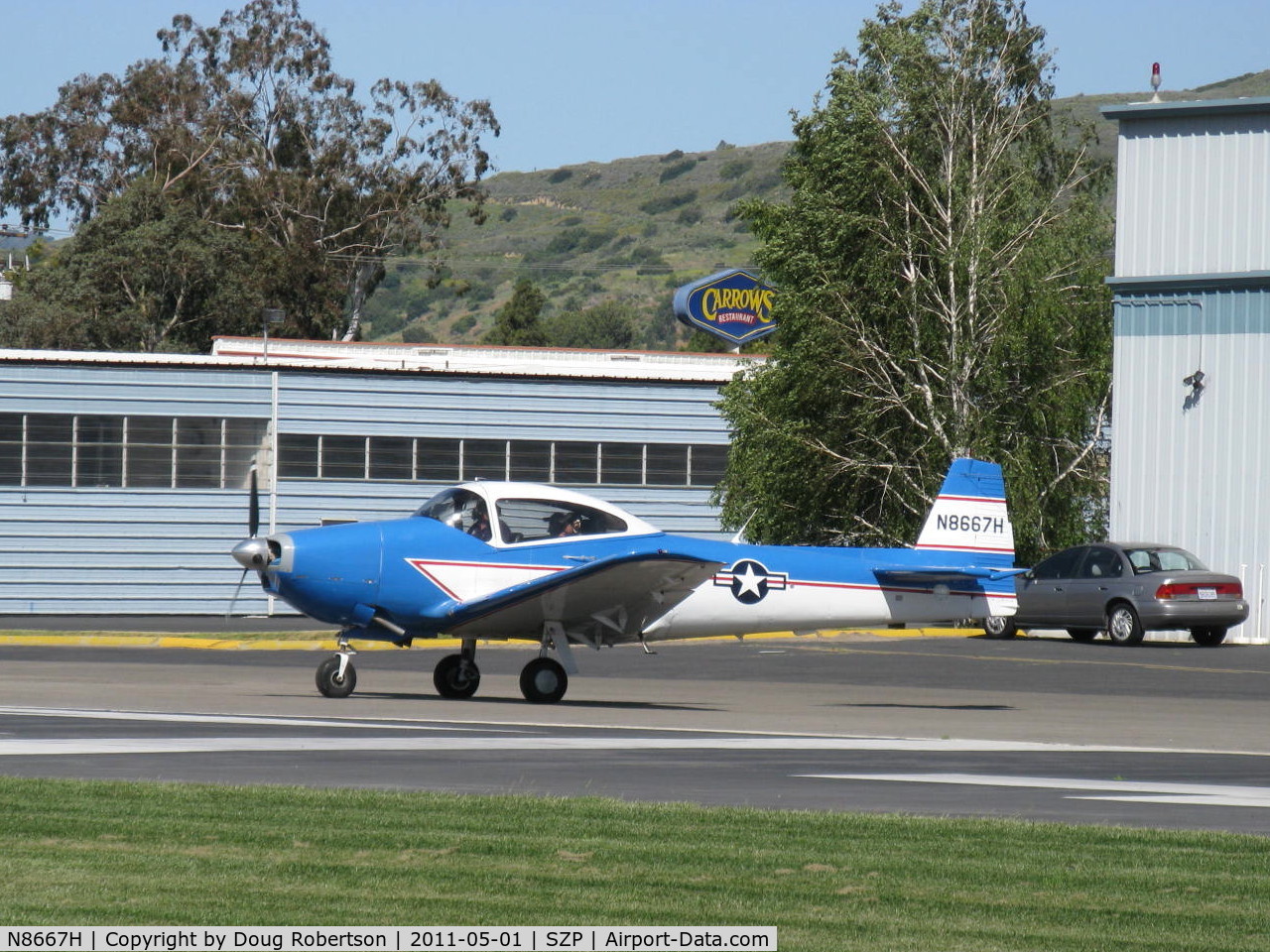 N8667H, 1947 North American Navion C/N NAV-4-667, 1947 North American NAVION, Continental IO-520 285 Hp upgrade, Young Eagles Flight, taking the active