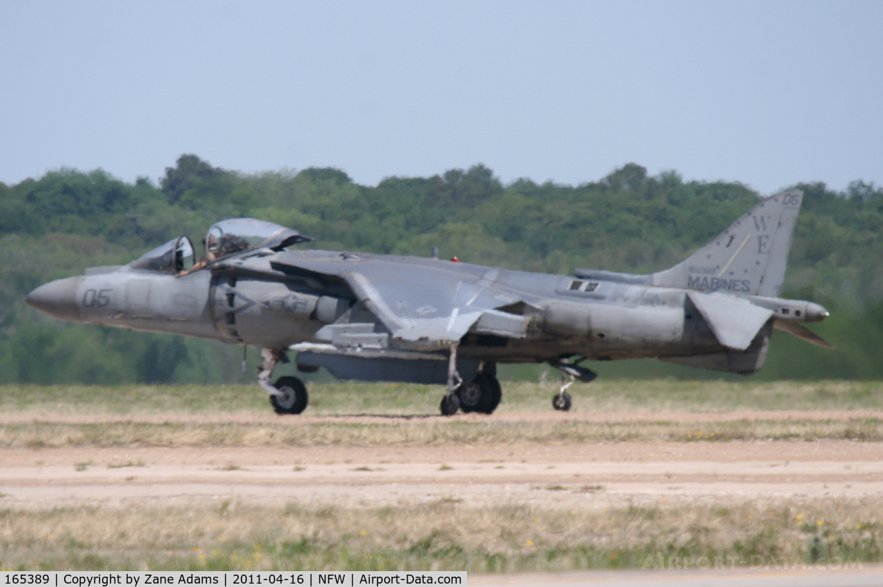 165389, Boeing AV-8B+(R)-26-MC Harrier II Plus C/N B284, At the 2011 Air Power Expo Airshow - NAS Fort Worth.