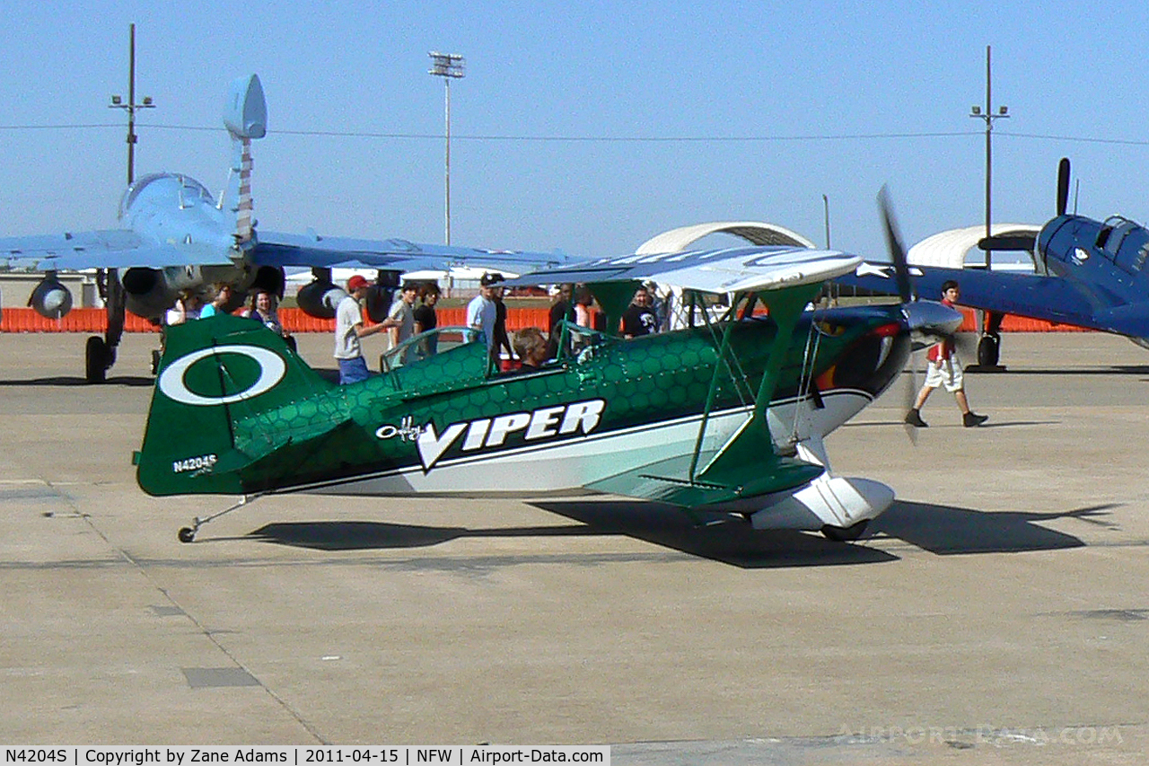 N4204S, 1981 Pitts S-1S Special C/N 025, At the 2011 Air Power Expo Airshow - NAS Fort Worth.
