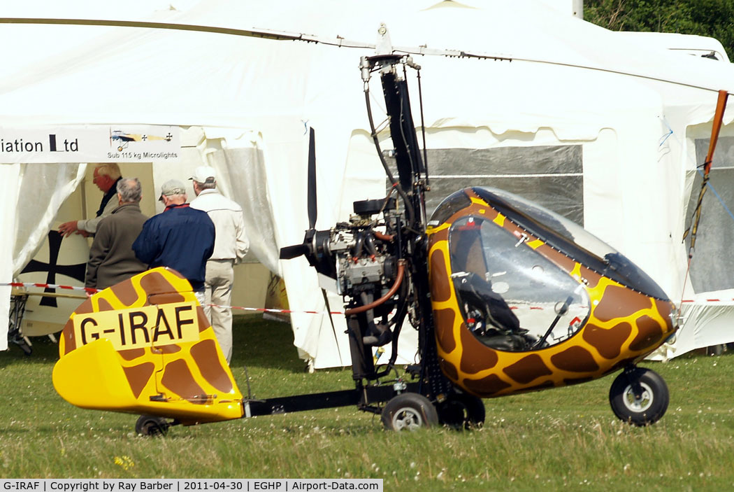 G-IRAF, 1996 RAF 2000 GTX SE C/N PFA G/13-1278, Rotary Air Force RAF-2000 GTX-SE [PFA G/13-1278] Popham~G 30/4/2011