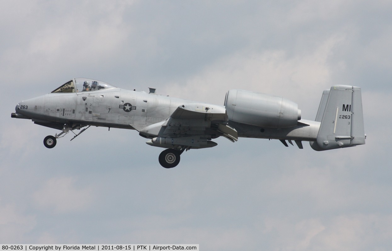 80-0263, 1980 Fairchild Republic A-10C Thunderbolt II C/N A10-0613, A-10A