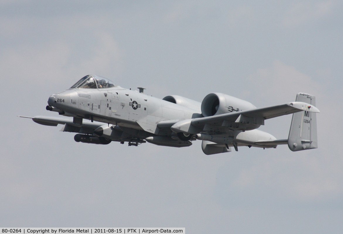 80-0264, 1980 Fairchild Republic A-10C Thunderbolt II C/N A10-0614, A-10A