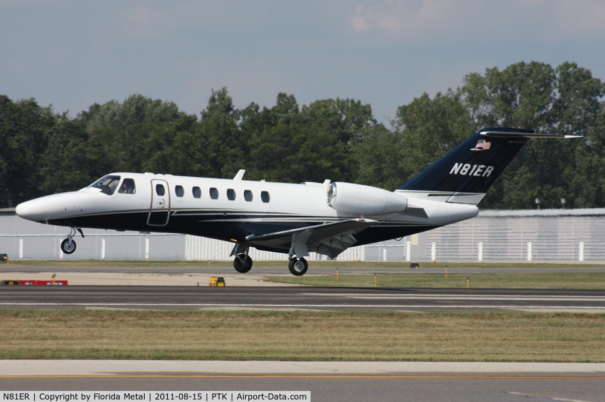 N81ER, 2007 Cessna 525B CitationJet CJ3 C/N 525B0190, C525B