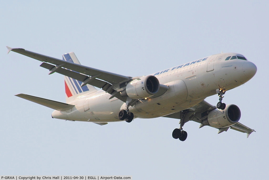 F-GRXA, 2001 Airbus A319-111 C/N 1640, Air France