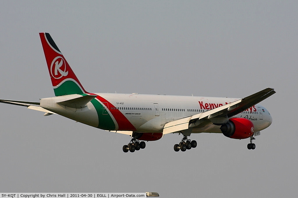 5Y-KQT, 2005 Boeing 777-2U8/ER C/N 33682, Kenya Airways