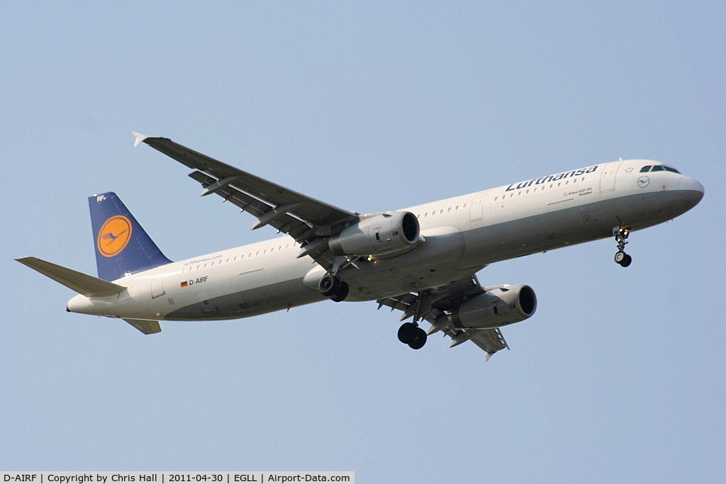 D-AIRF, 1994 Airbus A321-131 C/N 0493, Lufthansa