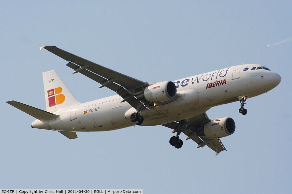 EC-IZR, 2004 Airbus A320-214 C/N 2242, Iberia A320 in 