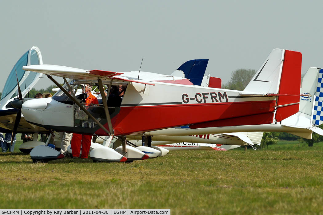 G-CFRM, 2008 Skyranger Swift 912S(1) C/N BMAA/HB/578, Best Off Skyranger Swift 912S-1 [BMAA/HB/578] Popham~G 30/04/2011