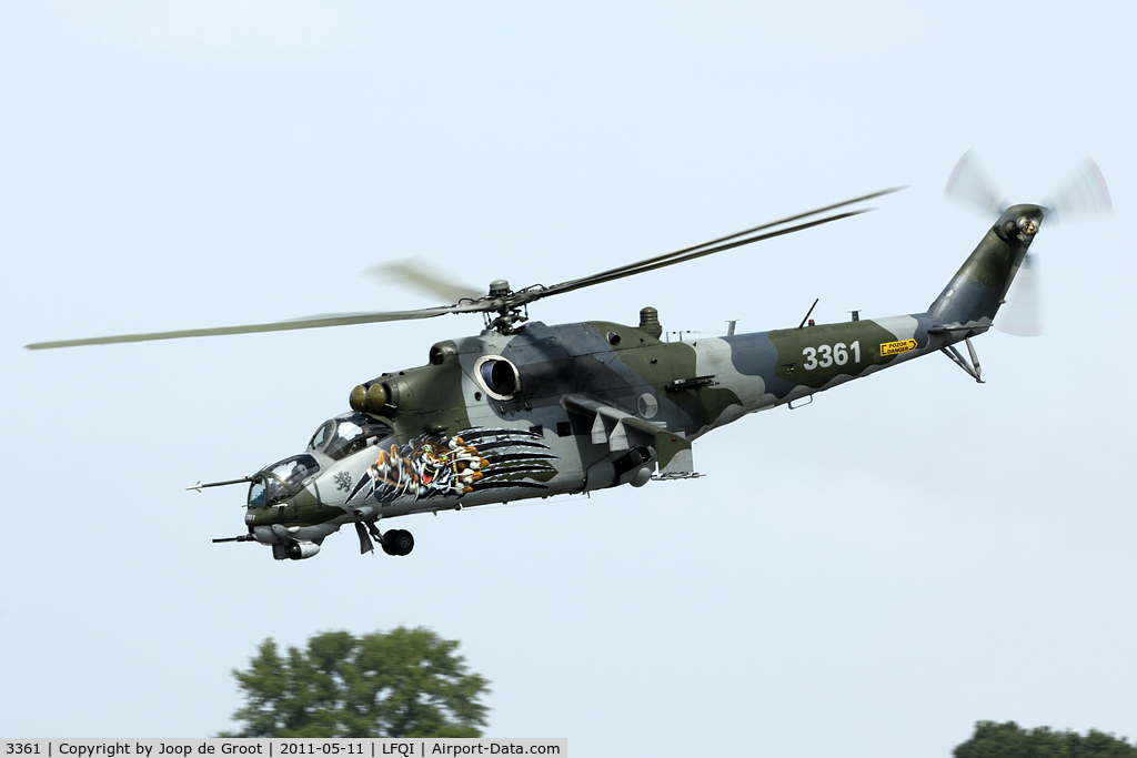 3361, 2005 Mil Mi-35 Hind E C/N 203361, 2011 NATO Tiger Meet