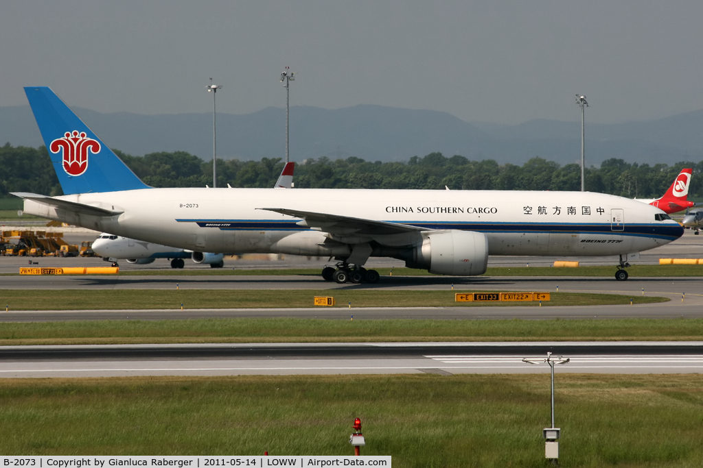 B-2073, 2009 Boeing 777-F1B C/N 37311, China Southern Cargo @ VIE