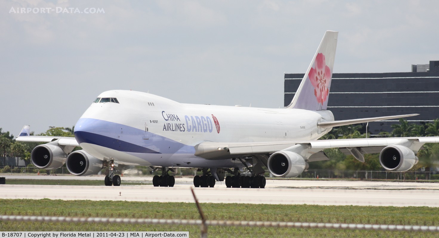 B-18707, 2001 Boeing 747-409F/SCD C/N 30764, China Cargo 747-400F