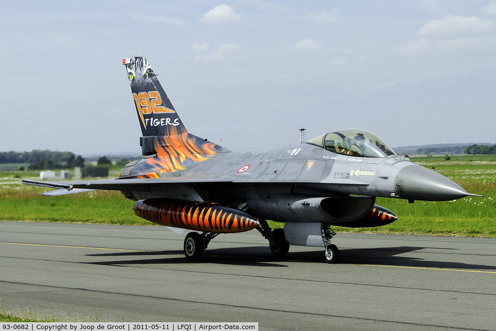 93-0682, TAI (Turkish Aerospace Industries) F-16C Fighting Falcon C/N HC-26, Still in the colours of the 2010 Tiger Meet
