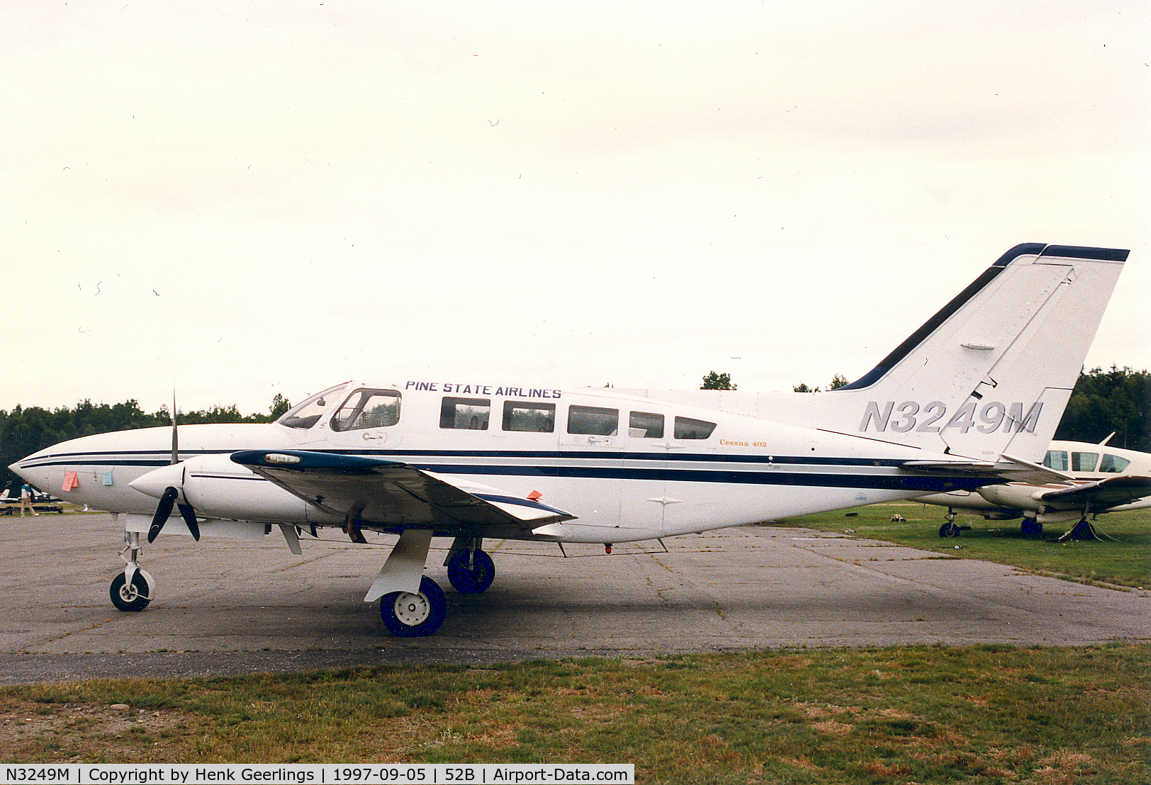 N3249M, Cessna 402C C/N 402C0296, Pine State Airlines