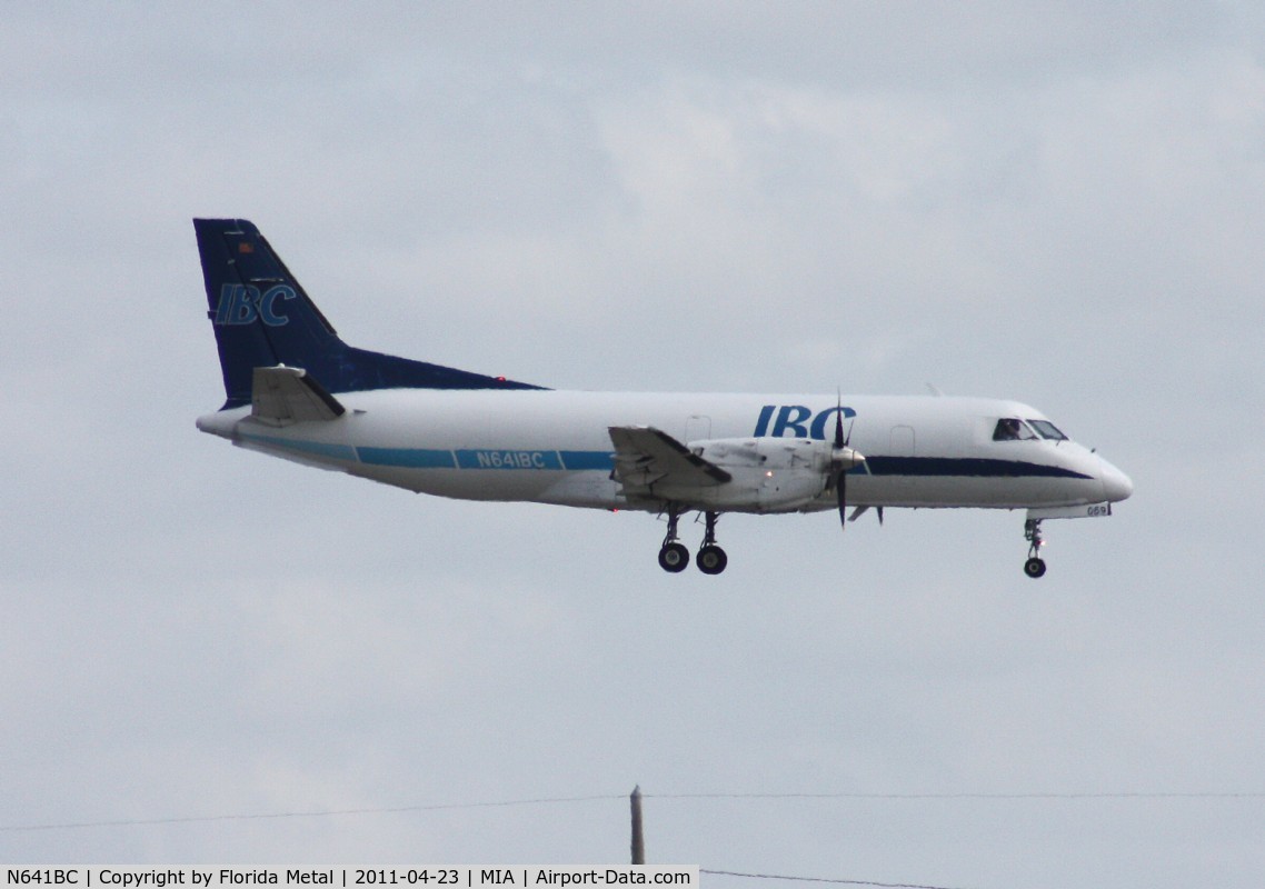 N641BC, 1966 Saab SF340A C/N 340A-069, IBC Saab 340