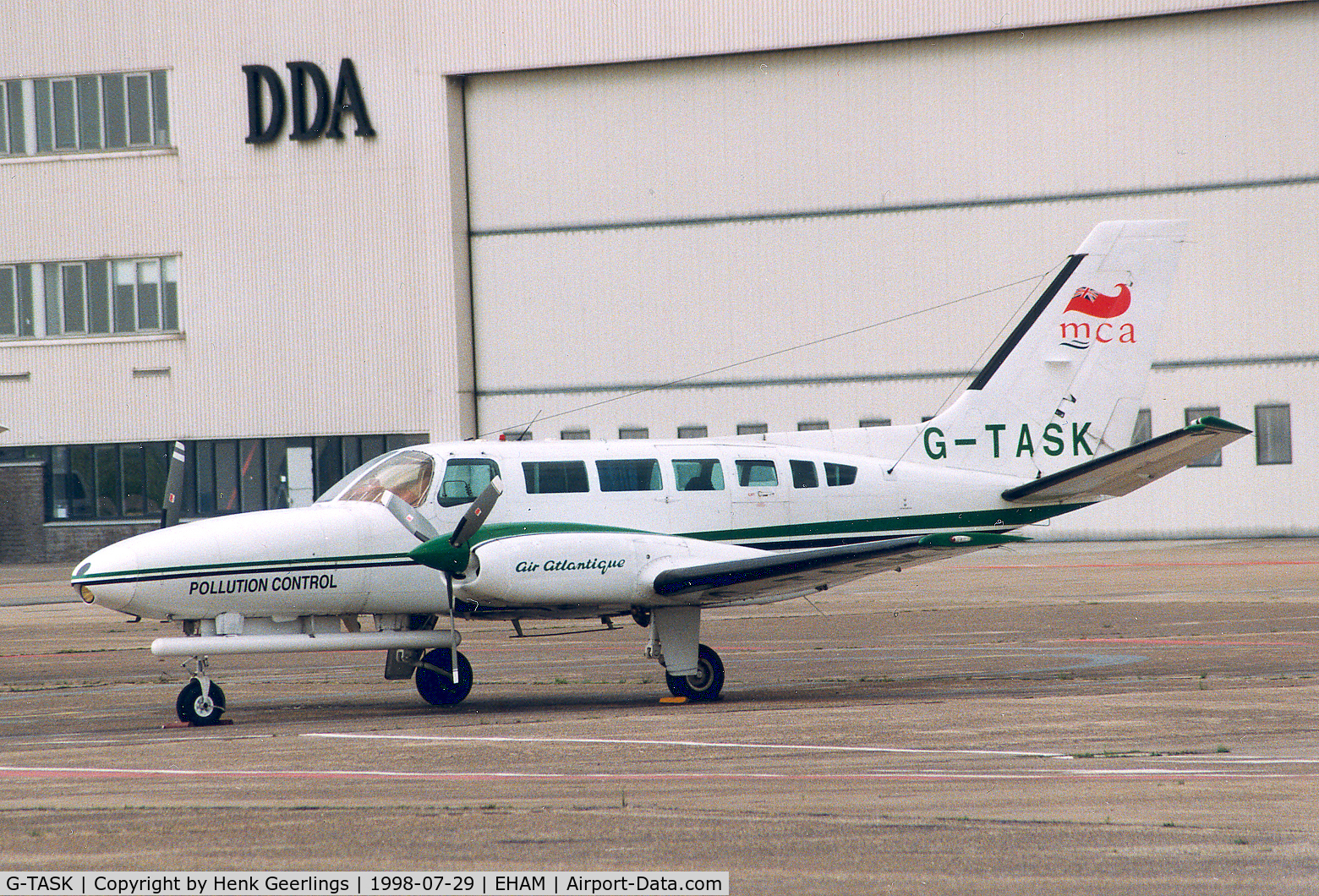G-TASK, 1982 Cessna 404 Titan C/N 404-0829, MCA - Air Atlantique Pollution Contro