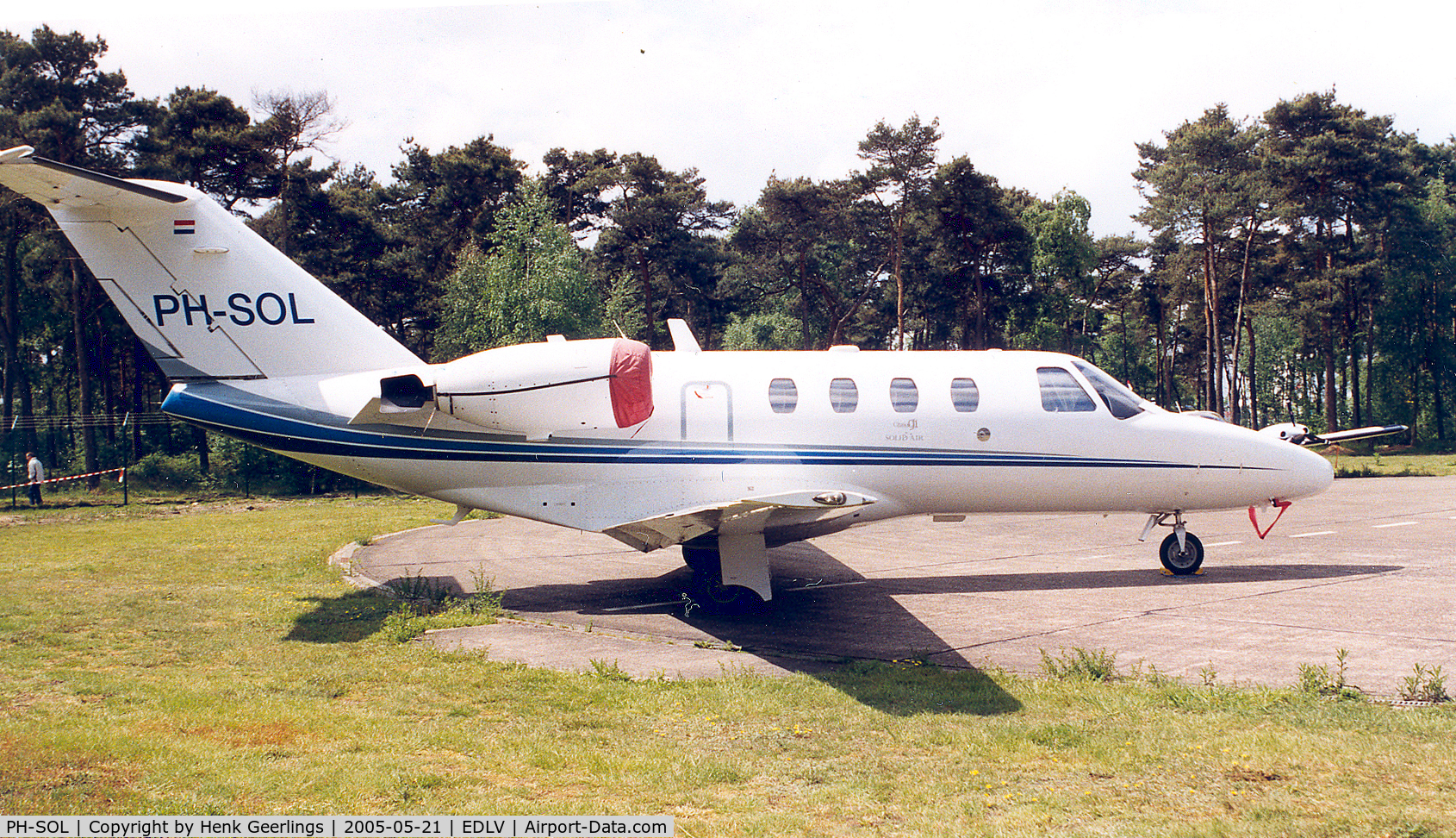 PH-SOL, 2001 Cessna 525 CitationJet CJ1 C/N 525-0417, Solid Air