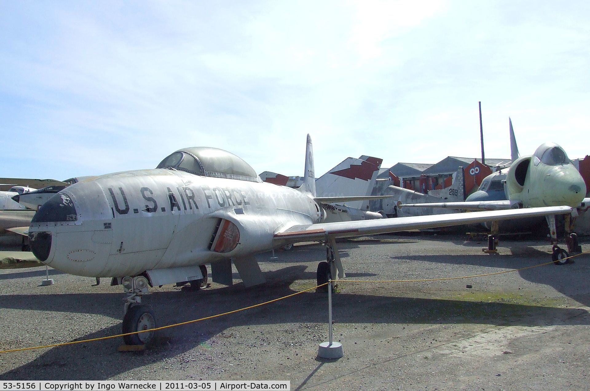 53-5156, 1953 Lockheed T-33A-1-LO Shooting Star C/N 580-8495, Lockheed T-33A 