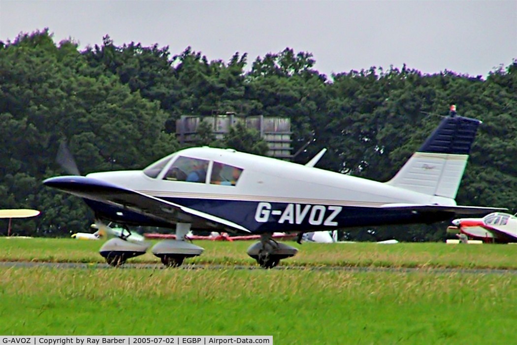 G-AVOZ, 1966 Piper PA-28-180 Cherokee C/N 28-3711, Piper PA-28-180 Cherokee C [28-3711] Kemble~G 02/07/2005