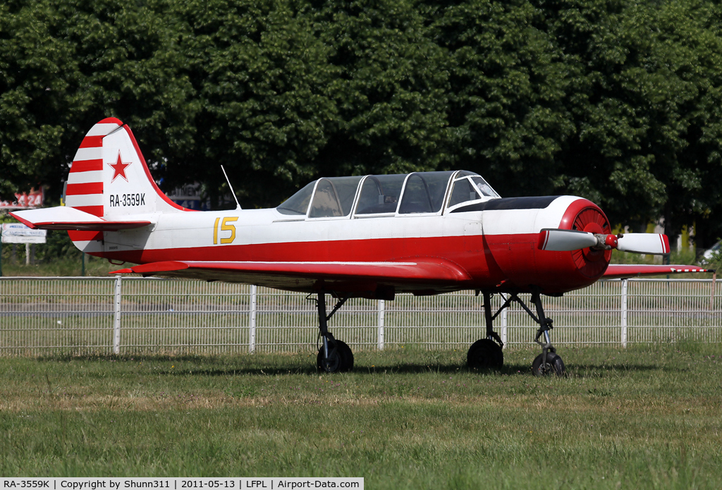 RA-3559K, Yakovlev Yak-52 C/N 866915, Parked...