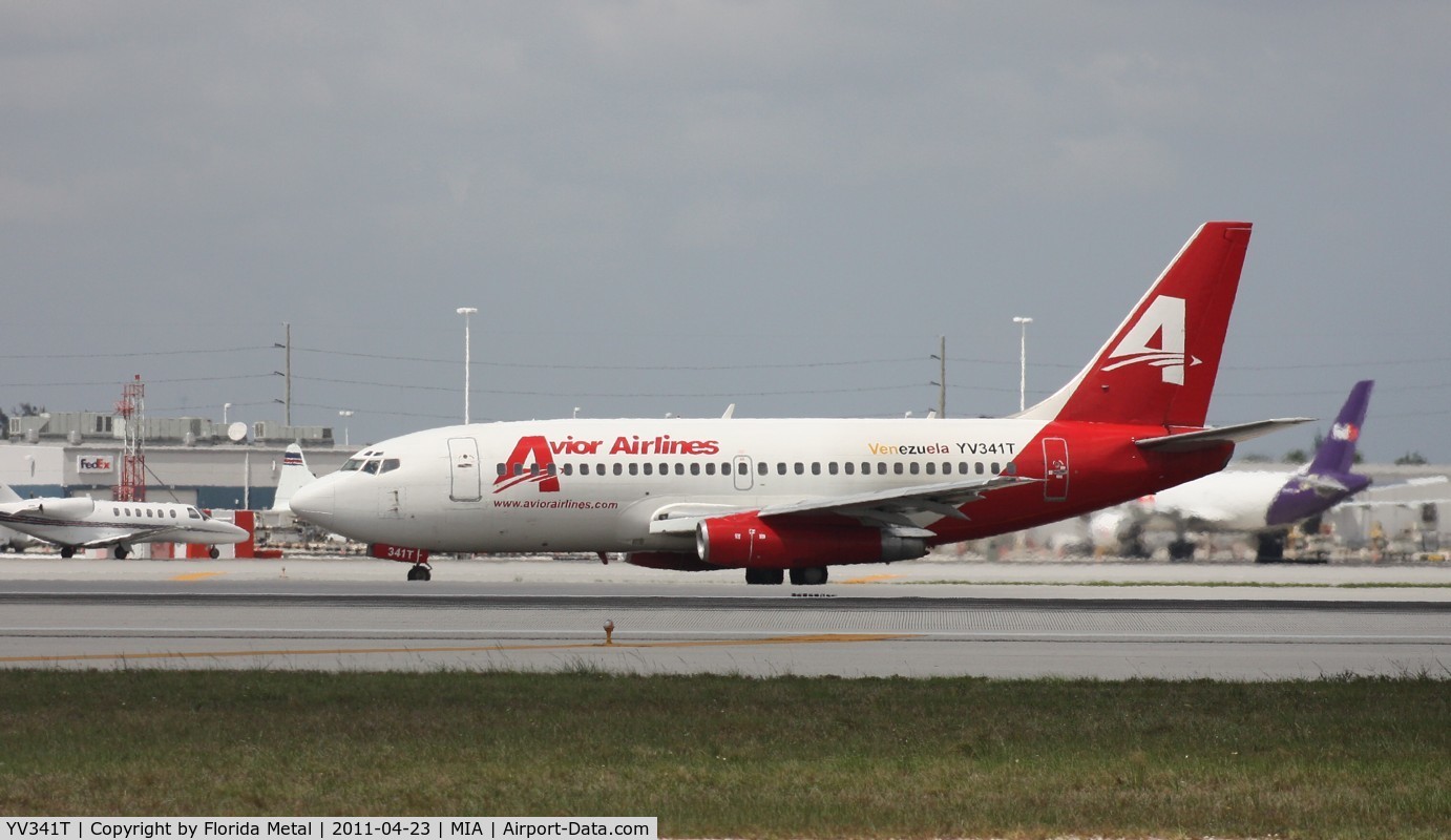 YV341T, 1984 Boeing 737-232 C/N 23089, Avior 737