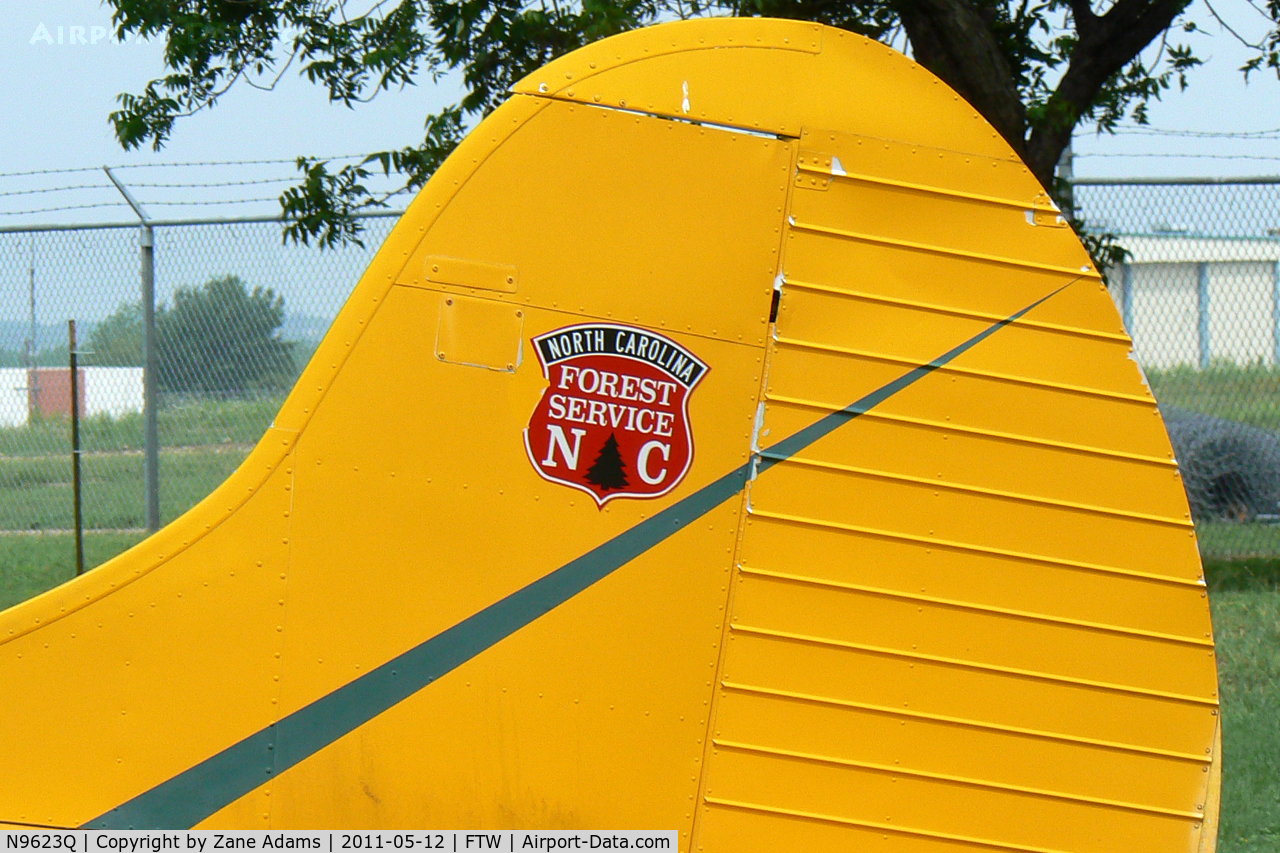 N9623Q, 1951 Cessna 305A C/N 22840, On display at the Veterans Memorial Air Park at Meacham Field - Fort Worth, TX