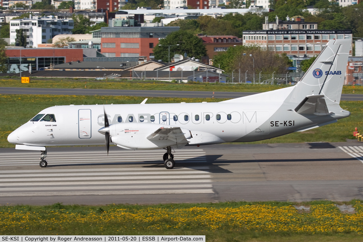 SE-KSI, 1991 Saab 340B C/N 340B-223, Owner Swedish Aircraft Holdings AB