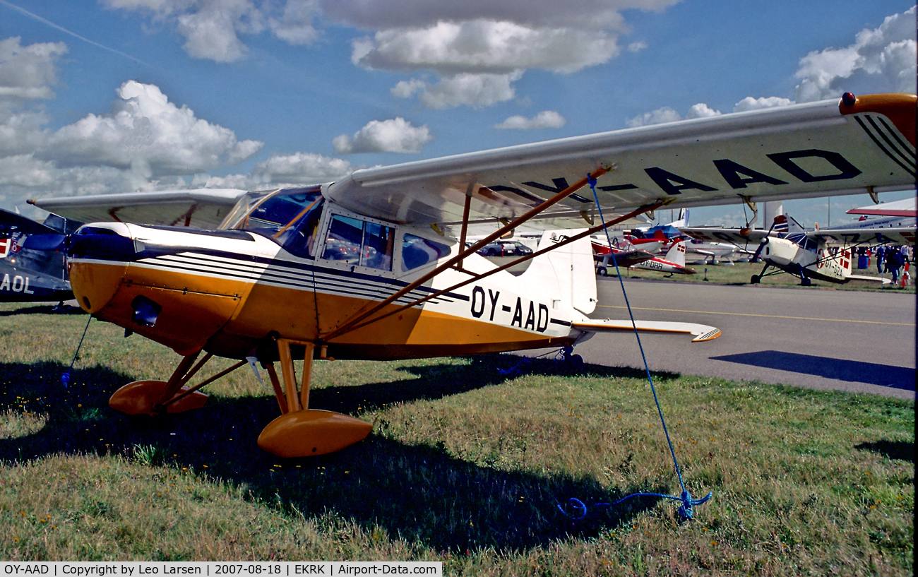 OY-AAD, 1947 SAI KZ VII Laerke C/N 157, Air Show Roskilde Denmark
18.8.07