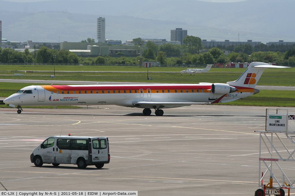EC-LJX, 2010 Bombardier CRJ-1000ER NG (CL-600-2E25) C/N 19008, First of type for me
