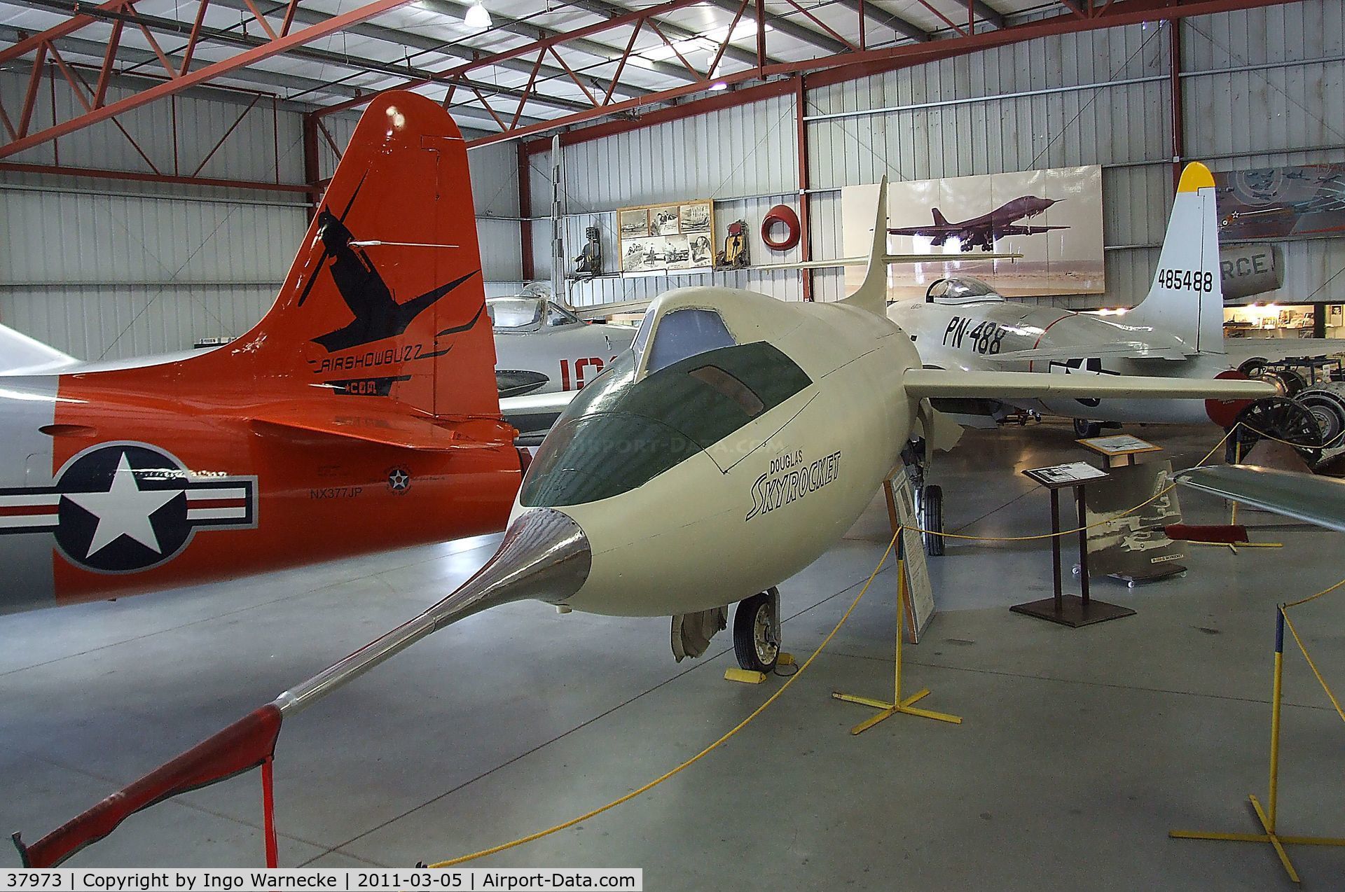37973, Douglas D-558-2 Skyrocket C/N 6567, Douglas D-558-2 Skyrocket at the Planes of Fame Air Museum, Chino CA