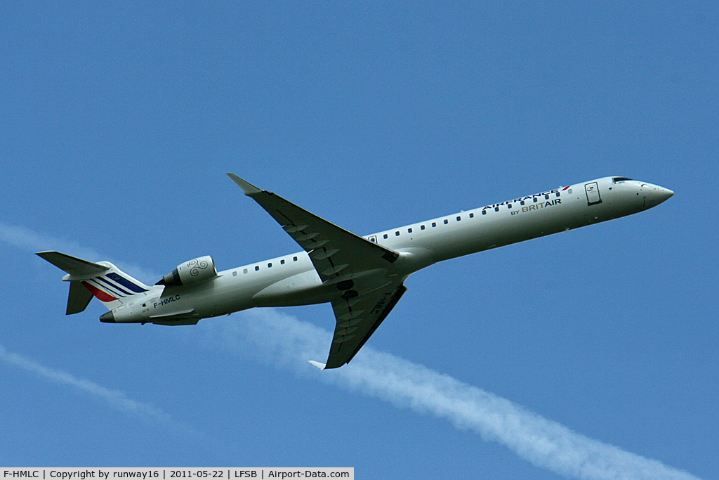 F-HMLC, 2010 Bombardier CRJ-1000EL NG (CL-600-2E25) C/N 19006, daily flight to Paris Orly