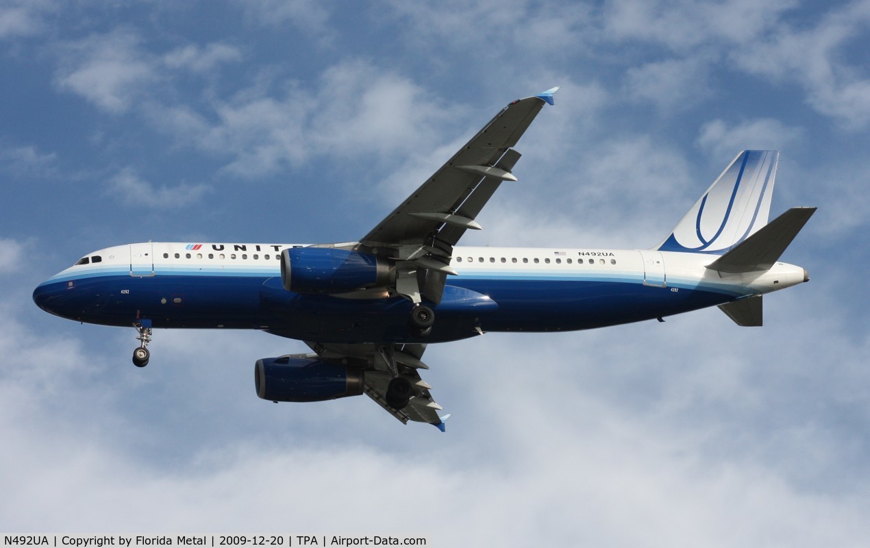 N492UA, 2002 Airbus A320-232 C/N 1755, United A320