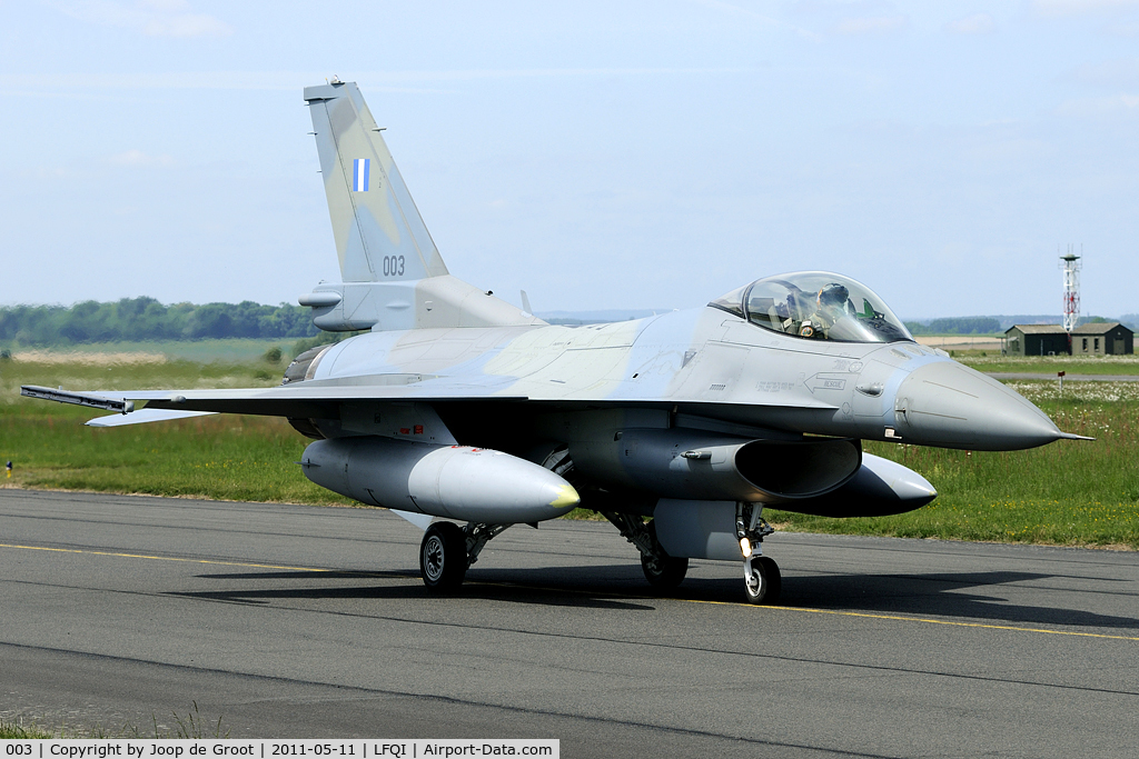 003, Lockheed Martin F-16CJ Fighting Falcon C/N WJ-3, participant in the 2011 Tiger Meet