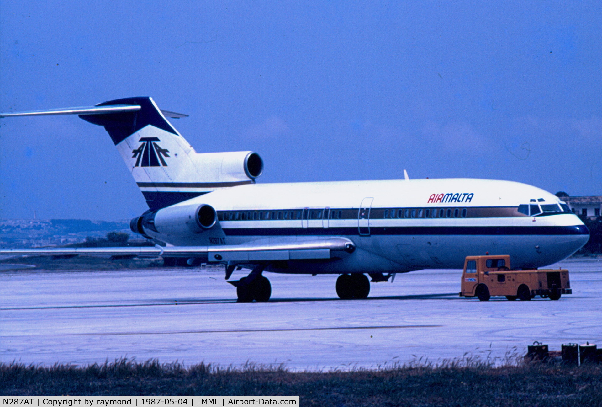 N287AT, 1965 Boeing 727-51 C/N 18805, B727 N287AT Air Malta (Leased)