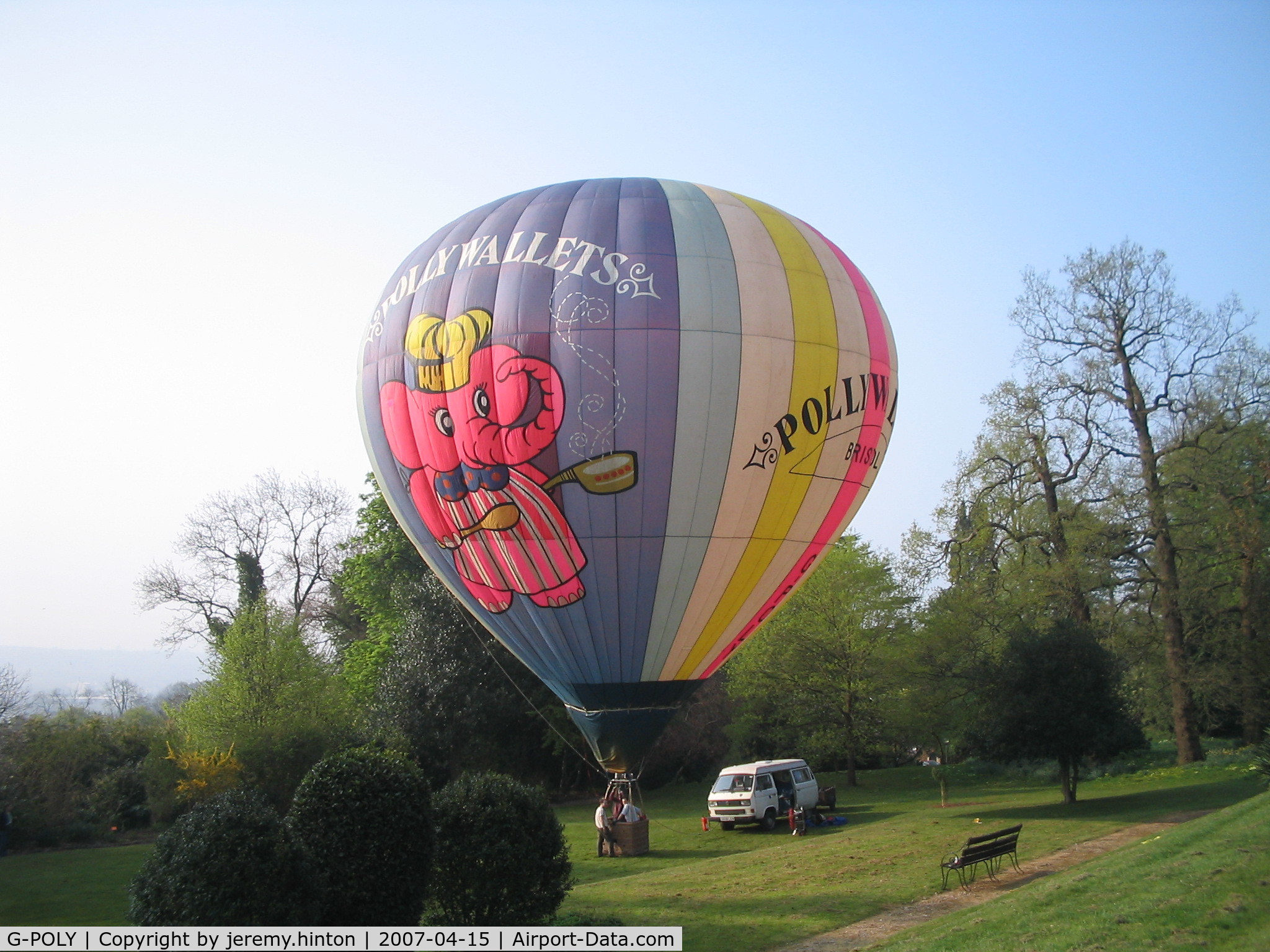G-POLY, 1978 Cameron Balloons N-77 C/N 428, G-POLY.  Taken during restoration in 2007