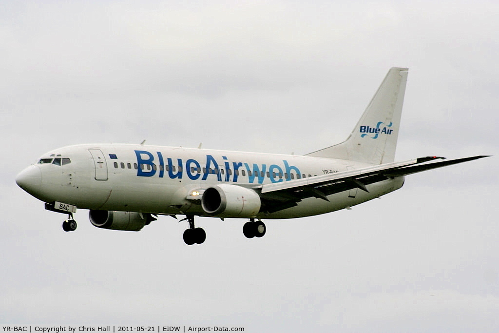 YR-BAC, 1986 Boeing 737-377 C/N 23653, BlueAir