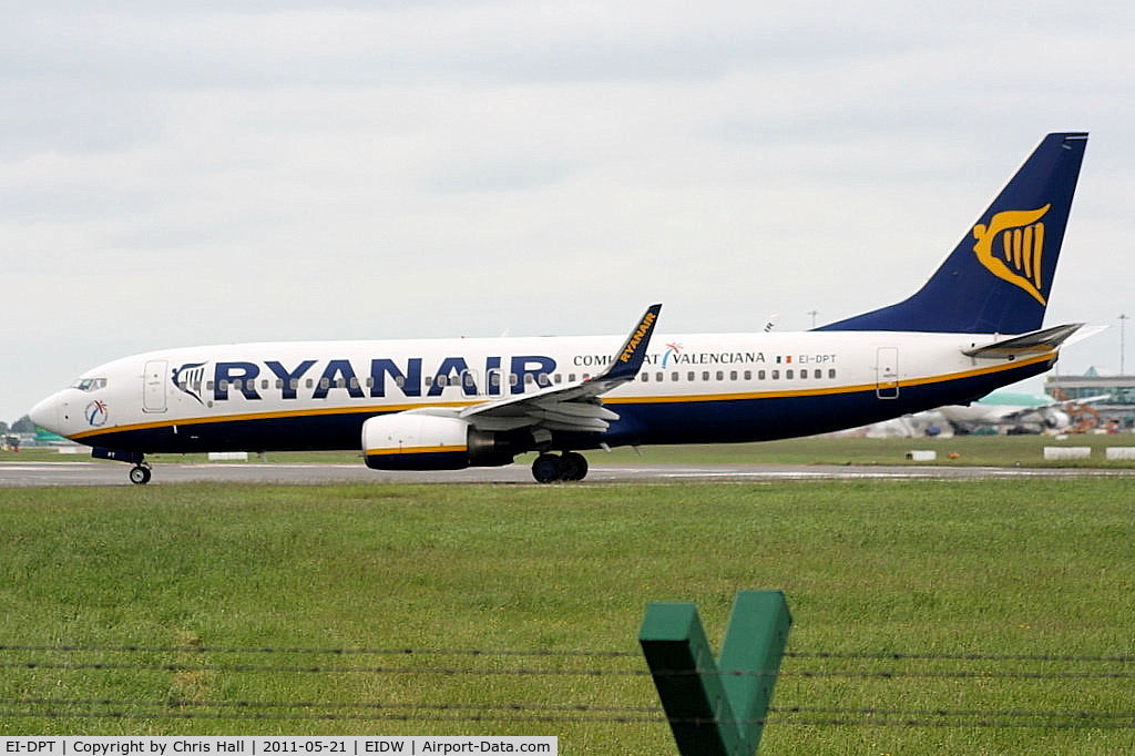 EI-DPT, 2007 Boeing 737-8AS C/N 35550, Ryanair