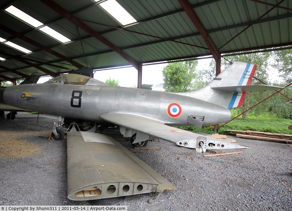 8, Dassault MD-450 Ouragan C/N 8, S/n 8 - Preserved @ Albert Museum