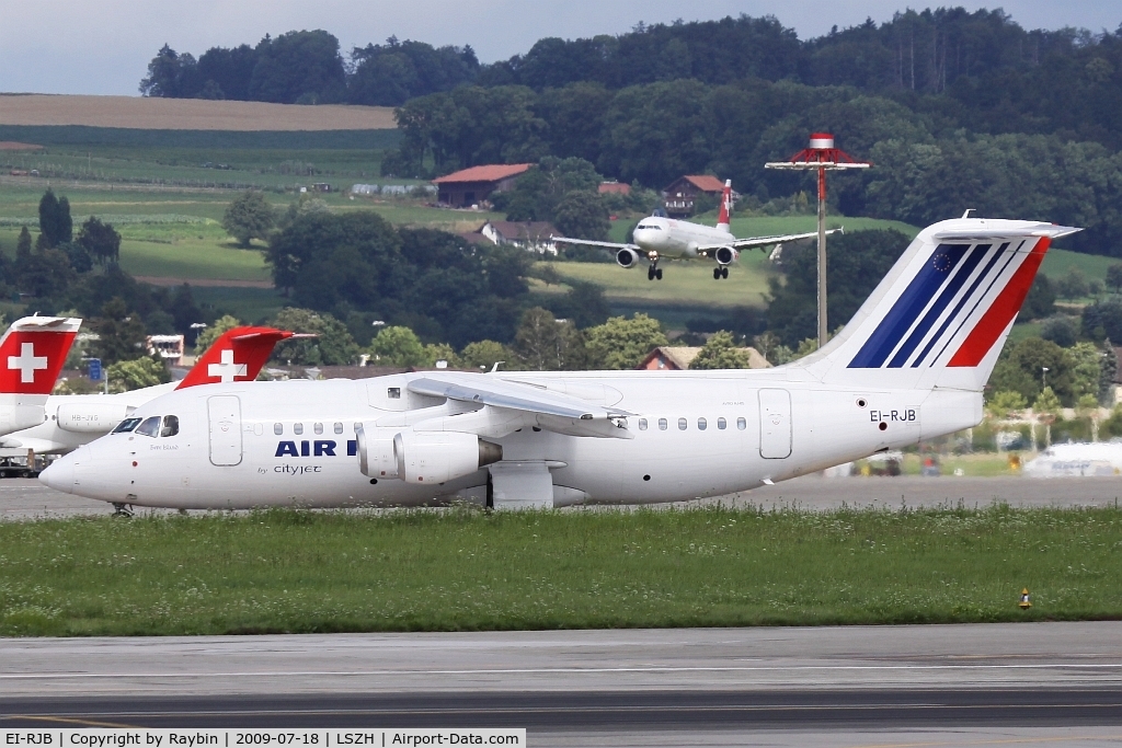 EI-RJB, 1998 British Aerospace Avro 146-RJ85 C/N E.2330, Flying for Air France Regional
