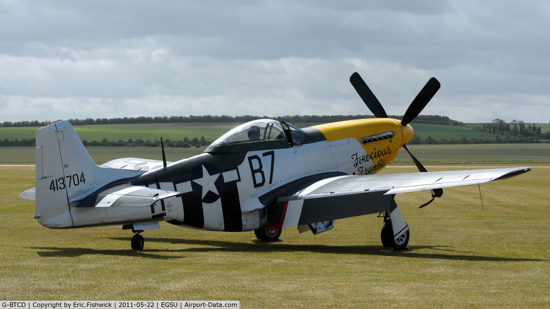 G-BTCD, 1944 North American P-51D Mustang C/N 122-39608, 2. G-BTCD at Duxford's Spring Air Show, May 2011