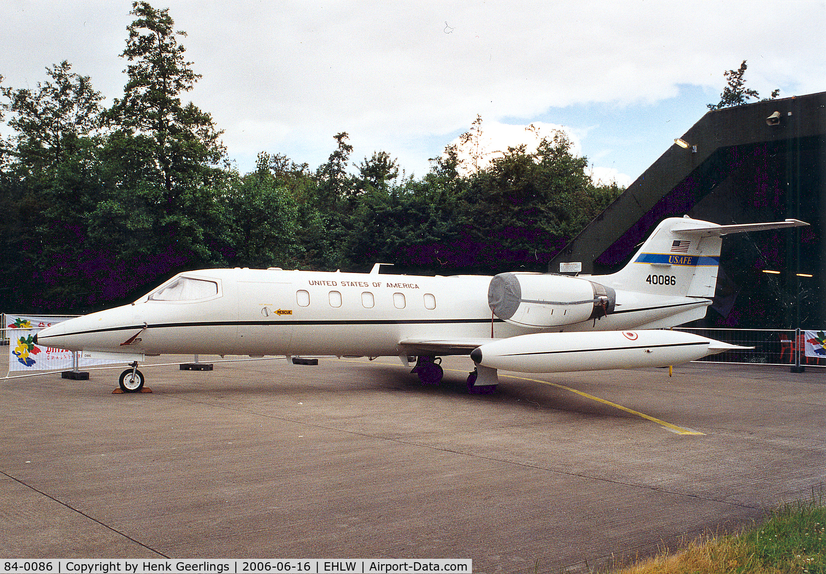 84-0086, 1984 Gates Learjet C-21A C/N 35A-532, USAF.

Dutch AF Open House , Leeuwarden AFB