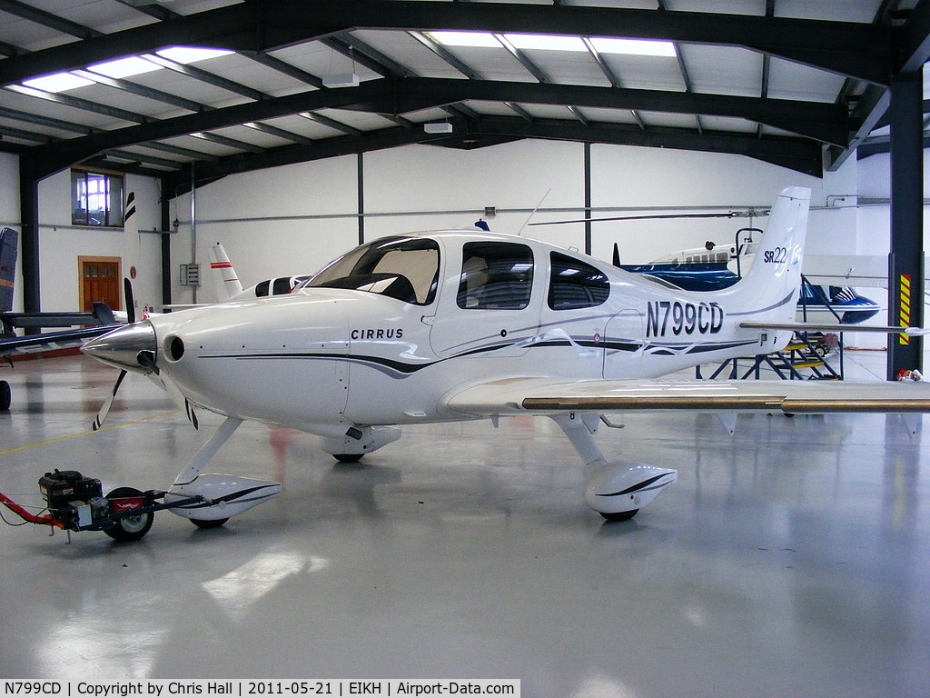 N799CD, 2005 Cirrus SR22 GTS C/N 1543, at Kilrush Airfield, Ireland