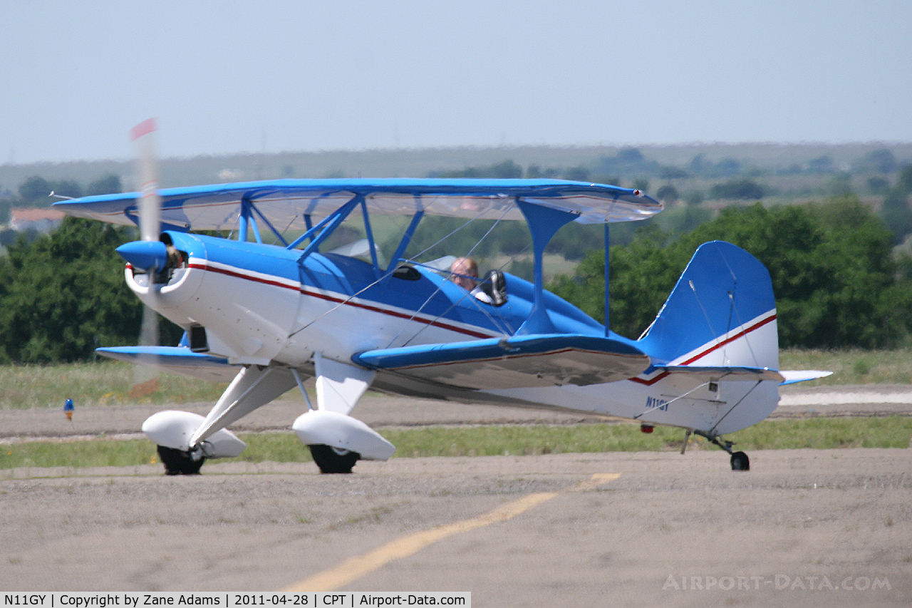 N11GY, 1972 Stolp SA-300 Starduster Too C/N 366, Starduster at Cleburne Municipal