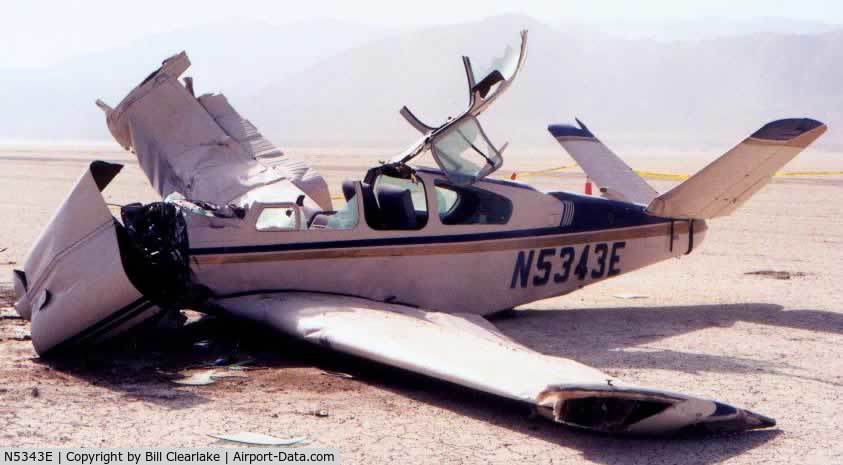 N5343E, 1959 Beech K35 Bonanza C/N D-5828, Crash 08/30/2003