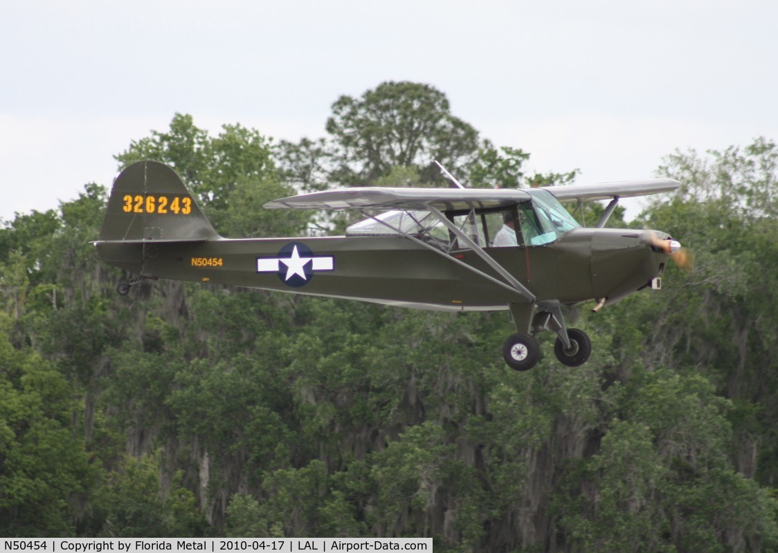 N50454, 1943 Taylorcraft DCO-65 C/N 5555, Taylorcraft L-2