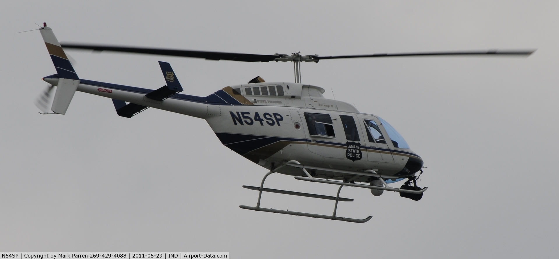 N54SP, Bell 206L-3 LongRanger III C/N 51062, Over Indy 500 - 2011
