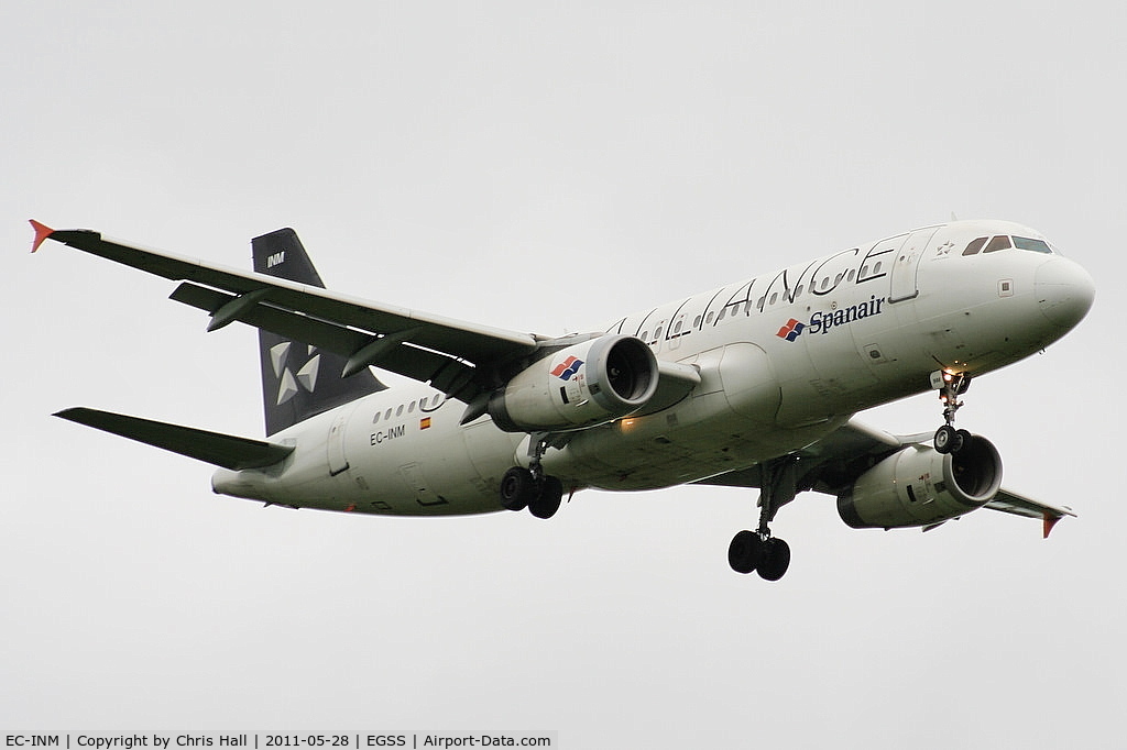 EC-INM, 2003 Airbus A320-232 C/N 1979, Spanair in Star Alliance scheme